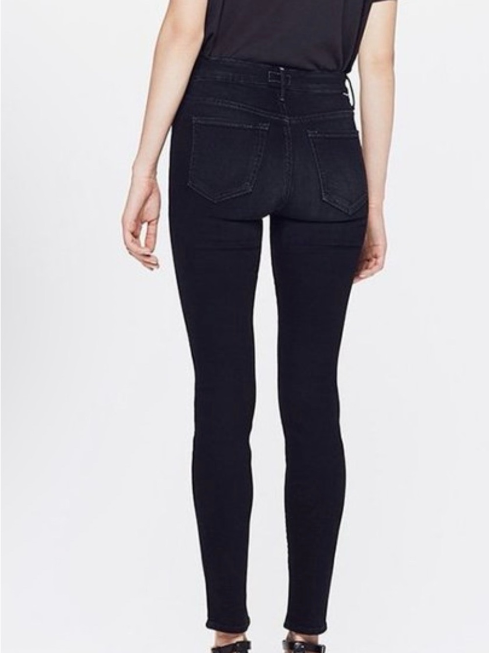 MOTHER DENIM HIGH WAISTED LOOKER - COFFEE TEA OR ME? 28 NEW NO TAGS